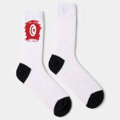 Chaussette Drapeau tunisien (Droite)