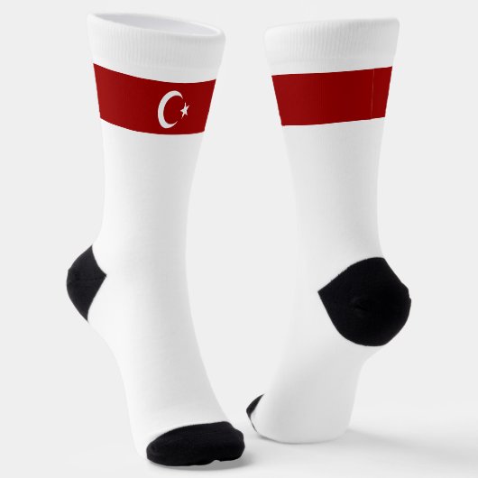 Chaussette Drapeau turc (Angulaire)