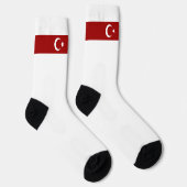 Chaussette Drapeau turc (Droite)