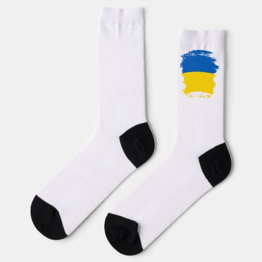 Chaussette Drapeau ukrainien (Gauche)