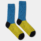 Chaussette Drapeau ukrainien en cuir (Droite)
