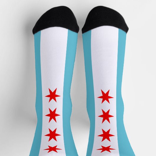 Chaussette Drapeau urbain de Chicago (Illinois) (Haut)