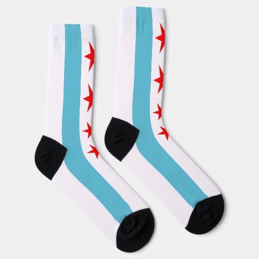 Chaussette Drapeau urbain de Chicago (Illinois) (Droite)