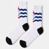 Chaussette Drapeau urbain de Cincinnati (Ohio) (Gauche)