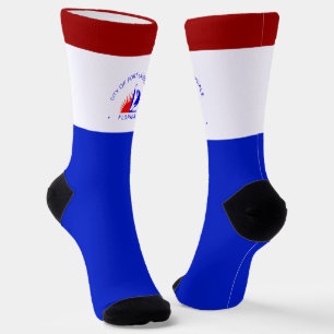 Chaussette Drapeau urbain de Fort Lauderdale (Floride)