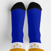 Chaussette Drapeau urbain de la Nouvelle-Orléans (Louisiane) (Haut)