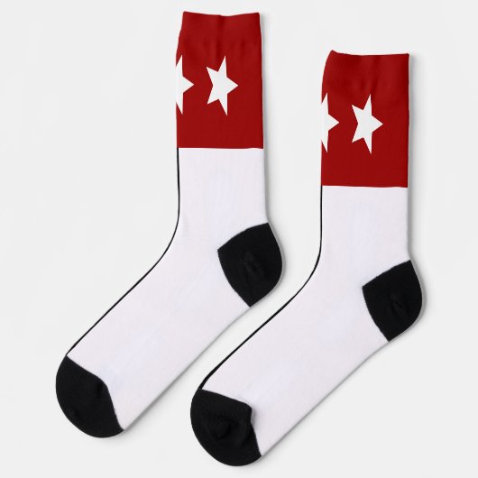 Chaussette Drapeau urbain de Laredo (Texas) (Gauche)