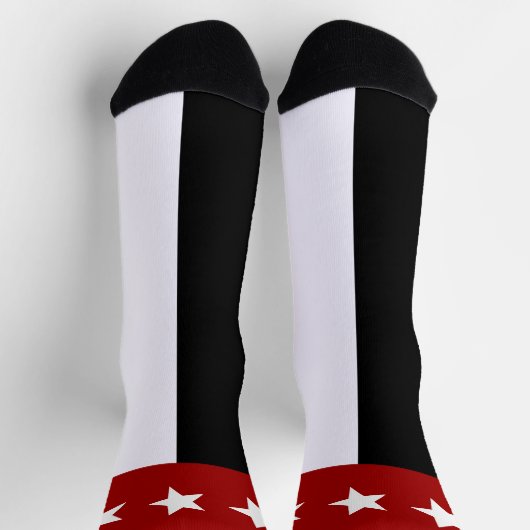 Chaussette Drapeau urbain de Laredo (Texas) (Haut)