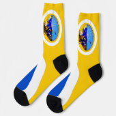 Chaussette Drapeau urbain de Long Beach (Californie) (Gauche)