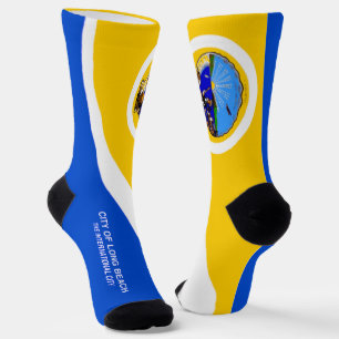 Chaussette Drapeau urbain de Long Beach (Californie)
