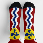 Chaussette Drapeau urbain de Saint-Louis (Missouri) (Haut)