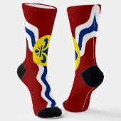 Chaussette Drapeau urbain de Saint-Louis (Missouri) (Angulaire)