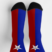Chaussette Drapeau urbain de San Antonio (Texas) (Haut)