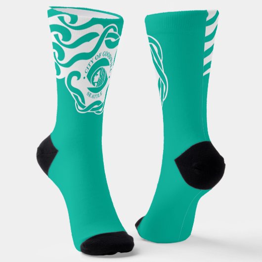 Chaussette Drapeau urbain de Seattle (Washington) (Angulaire)