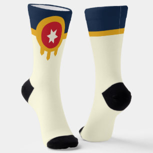 Chaussette Drapeau urbain de Tulsa (Oklahoma)