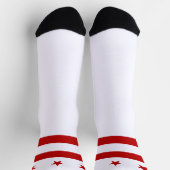 Chaussette Drapeau urbain de Washington D.C. (Haut)