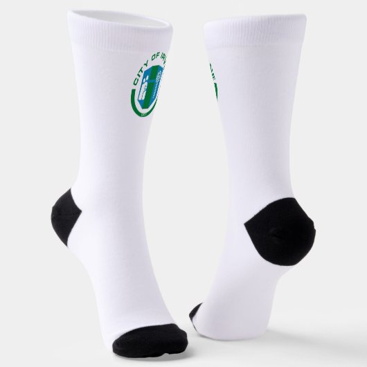 Chaussette Drapeau urbain d'Irvine (Californie) (Angulaire)