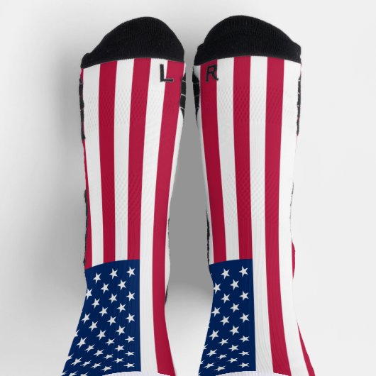 Chaussette drapeau usa (Haut)
