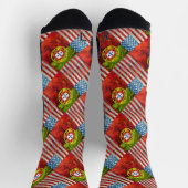 Chaussette Drapeaux américains portugais (Haut)