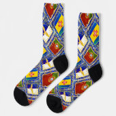 Chaussette Drapeaux portugais (Gauche)
