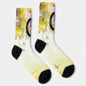 Chaussette Dreamcatcher avec chat | Suivez vos rêves personna (Droite)