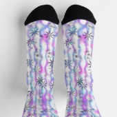Chaussette Dreamy Starburst Waves Pattern (Haut)