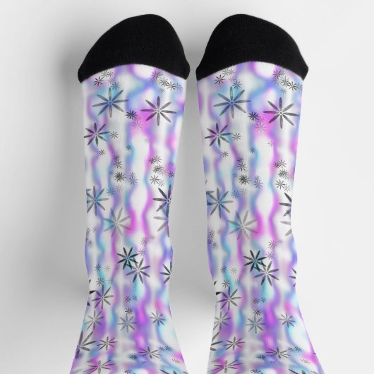 Chaussette Dreamy Starburst Waves Pattern (Haut)