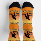 Chaussette Drôle de jeu de boules sur pelouse, chaussettes d' (Haut)