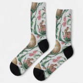 Chaussette Drôle Motif de Pâques (Gauche)