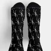 Chaussette Drôle Scary Skeleton Motif Happy Halloween (Haut)