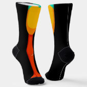 Chaussette Drôle Turquie Poulets Pieds Chaussettes Genou Anim (Angulaire)