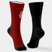 Chaussette Duality Socks – Red & Black (Angulaire)