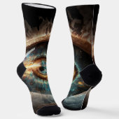 Chaussette Dubman fait du design : L'Œil de Dieu, Rivière d'E (Angulaire)