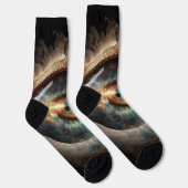 Chaussette Dubman fait du design : L'Œil de Dieu, Rivière d'E (Droite)