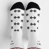 Chaussette Dumbbells Motivation Sport (Haut)