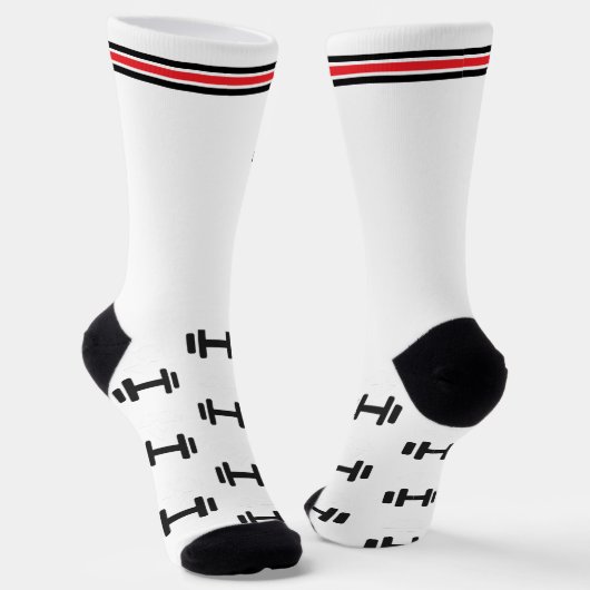 Chaussette Dumbbells Motivation Sport (Angulaire)