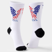 Chaussette "É.-U." Aigle américain (Angulaire)