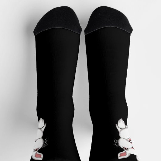Chaussette Easter Bunny Socks Festive Easter Socks Customize (Haut)