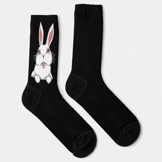 Chaussette Easter Bunny Socks Festive Easter Socks Customize (Droite)