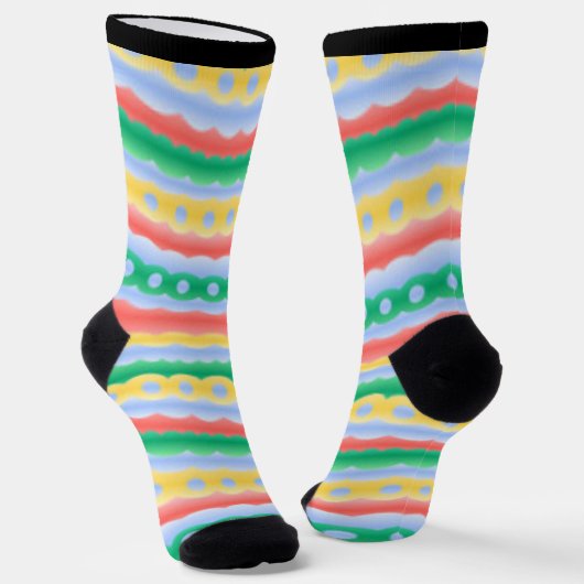 Chaussette Easter Egg Socks Festive Easter Socks Customize (Angulaire)