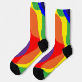 Chaussette Ebb et flux 4 arc-en-ciel (Gauche)
