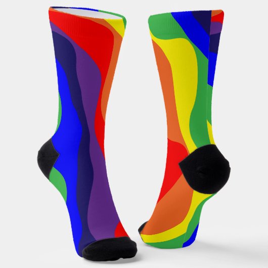 Chaussette Ebb et flux 4 arc-en-ciel (Angulaire)