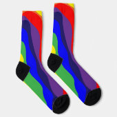 Chaussette Ebb et flux 4 arc-en-ciel (Droite)