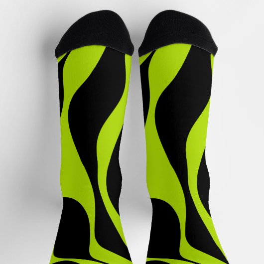 Chaussette Ebb et flux 4 - Lime vert (Haut)