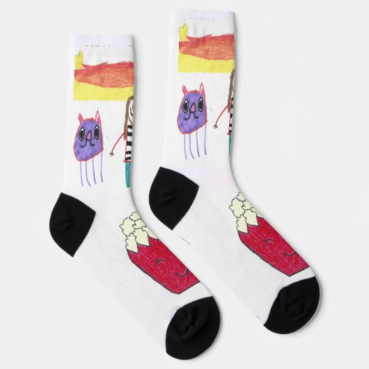 Chaussette Ebby avec son animal (Droite)