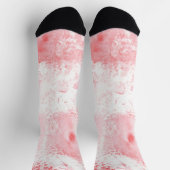 Chaussette Échos cramoisis (Haut)