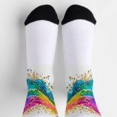 Chaussette éclaboussure arc-en-ciel (Haut)