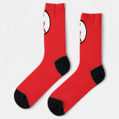 Chaussette Éclair rouge Superhero Halloween (Gauche)