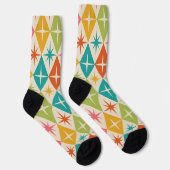 Chaussette Éclats de étoiles de milieu de siècle sur des diam (Droite)