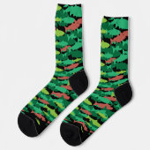 Chaussette École de Truite Personnaliser COULEUR (Gauche)